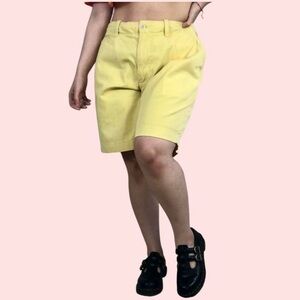 Yellow polo shorts!
